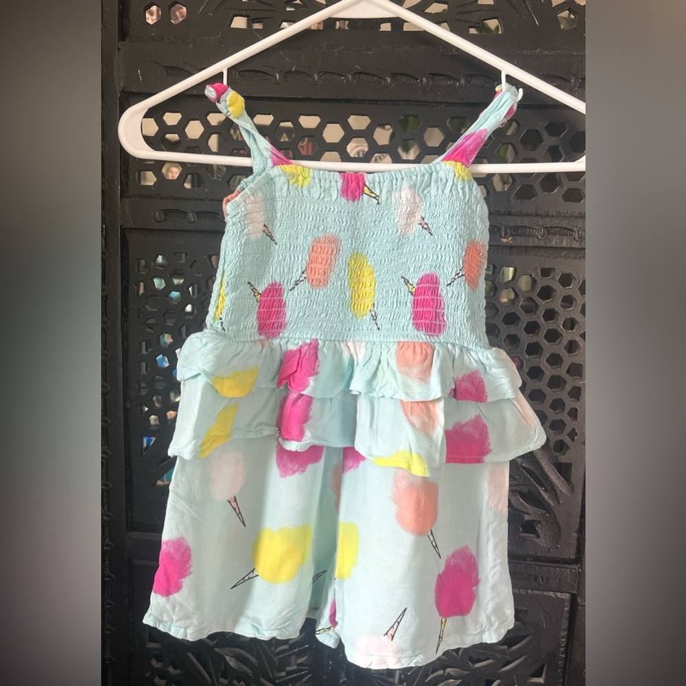 Gymboree Bottoms Girls Cotton Candy Party Print Ruffle Romper